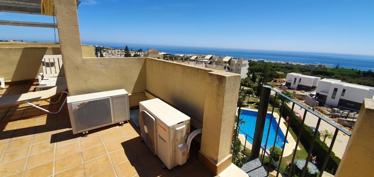 شقة Corner Sea View Penthouse With 95M² Terraces ماربيا المظهر الخارجي الصورة